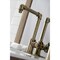Kingston Brass KSD144RXAB Single-Handle Bathroom Faucet with Push Pop-Up, Antique Brass KSD144RXAB - alternate 6